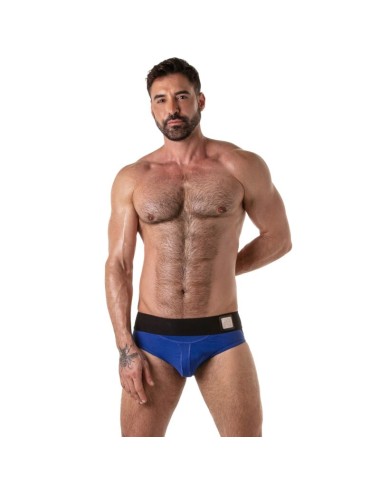 LOCKER GEAR - WIDE WAISTBAND JOCK BRIEF BLUE XL