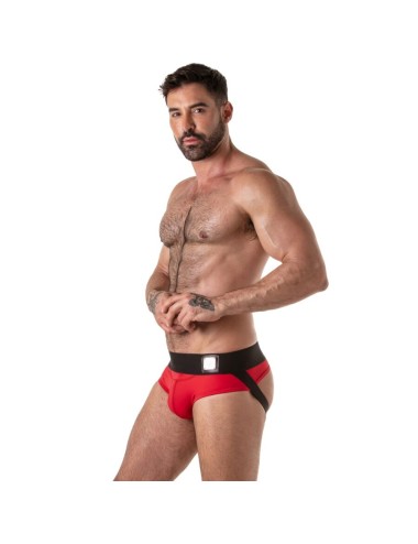 LOCKER GEAR - WIDE WAISTBAND JOCK BRIEF RED XL