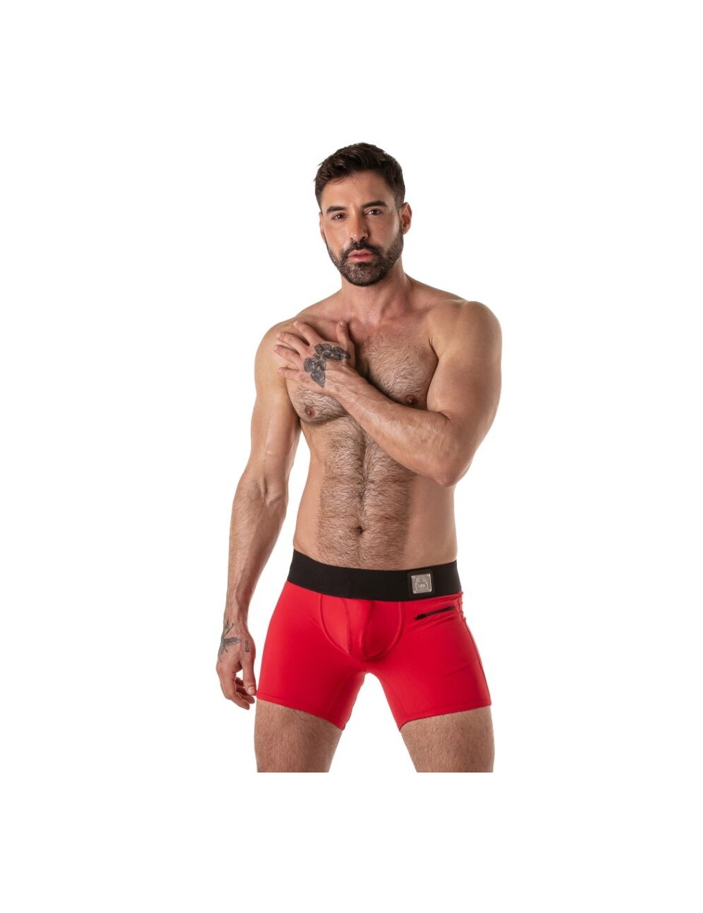 LOCKER GEAR - WIDE WAISTBAND TRUNK RED L