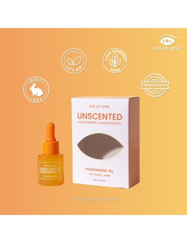 EYE OF LOVE - PHEROMONE-INFUSED PERFUMED OIL FOR WOMEN, FRAGRANCE-FREE, 20 ML