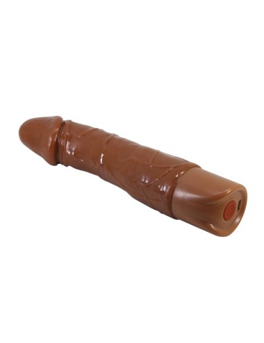PRETTY LOVE - DONALD REALISTIC VIBRATOR 19.5 CM Ø 4 CM BROWN