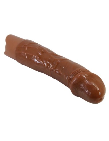 PRETTY LOVE - DONALD REALISTIC VIBRATOR 19.5 CM Ø 4 CM BROWN