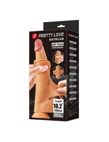 PRETTY LOVE - QUINLAN REALISTIC DILDO 26 CM Ø 5.5 CM NATURAL