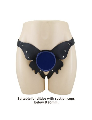PRETTY LOVE - UNIVERSAL STRAP-ON HARNESS BRIEFS BLACK AND BLUE