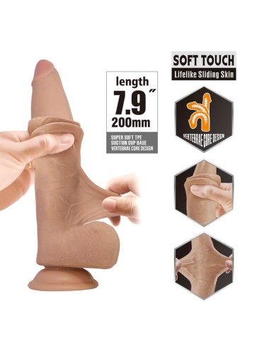PRETTY LOVE - XANDER REALISTIC DILDO 20 CM Ø 5 CM NATURAL