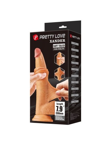PRETTY LOVE - XANDER REALISTIC DILDO 20 CM Ø 5 CM NATURAL