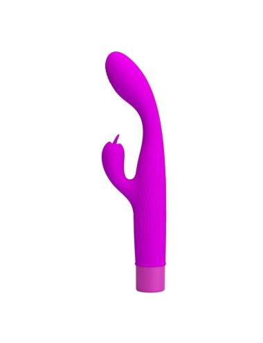 PRETTY LOVE - JENE DUAL STIMULATION G-SPOT AND CLITORAL VIBRATOR PURPLE