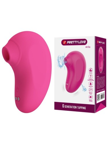 PRETTY LOVE - ARILA RECHARGEABLE CLITORAL SUCTION STIMULATOR WITH VIBRATION PINK