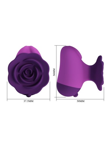PRETTY LOVE - RECHARGEABLE CLITORAL STIMULATOR 7 MODES PURPLE