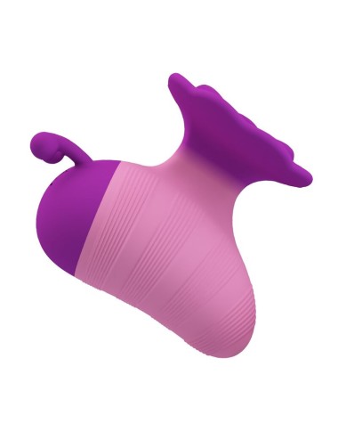 PRETTY LOVE - LITTLE BEE RECHARGEABLE CLITORAL STIMULATOR 7 MODES PURPLE-PINK