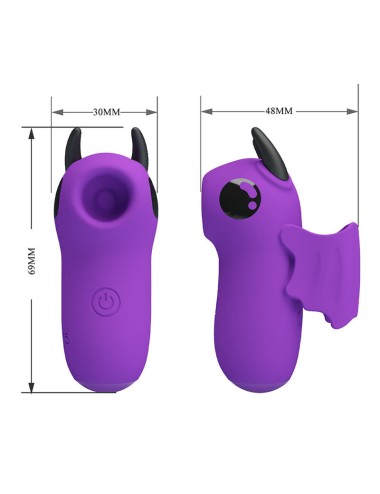 PRETTY LOVE - MAGIC DEVIL PURPLE RECHARGEABLE FINGER STIMULATOR