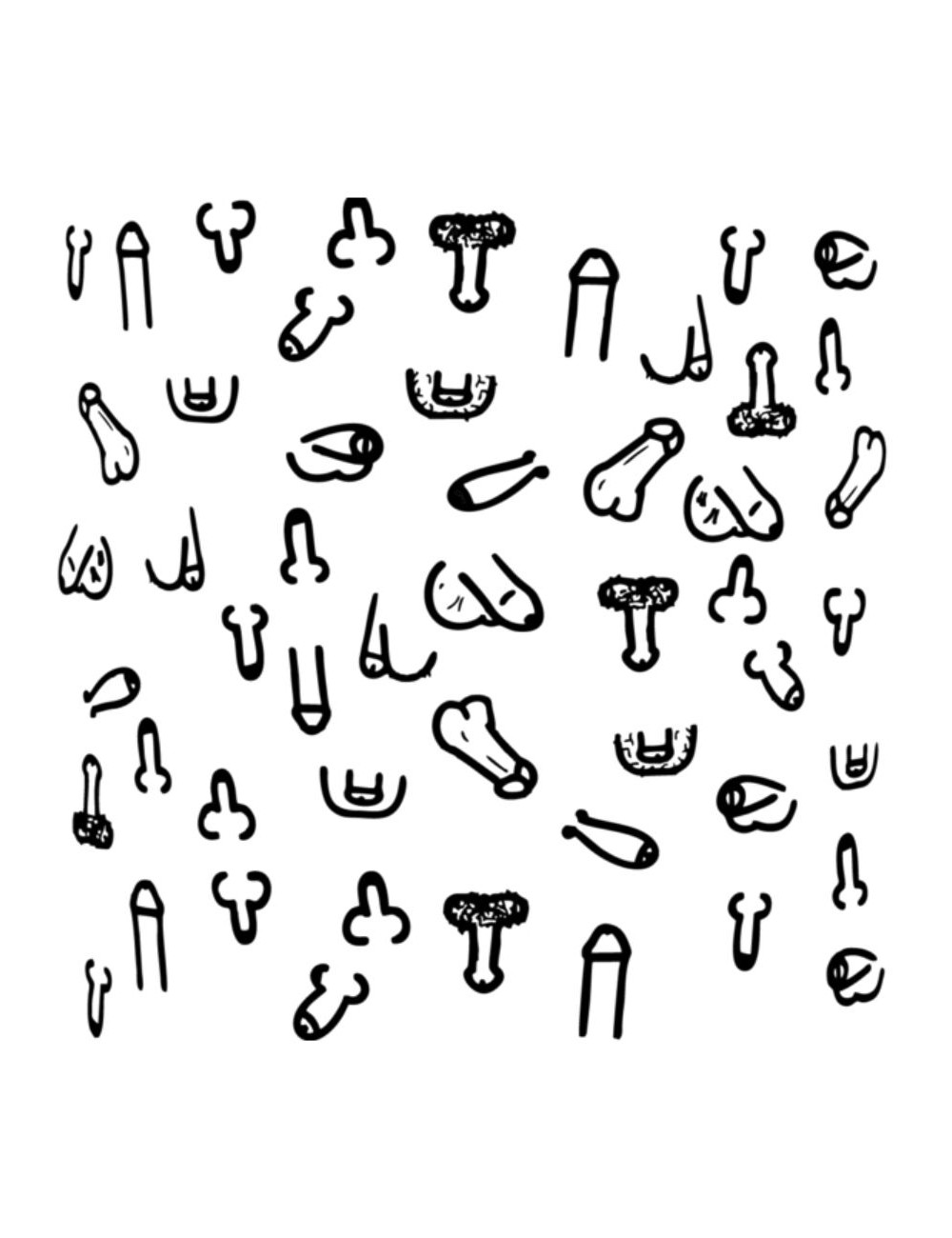 DIABLO PICANTE - SQUARE PENIS COASTERS 10 UNITS