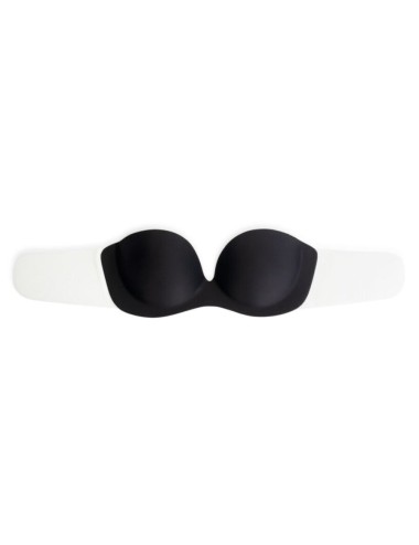 BYE-BRA - DIVA BRA ADHESIVE BRA BLACK CUP D
