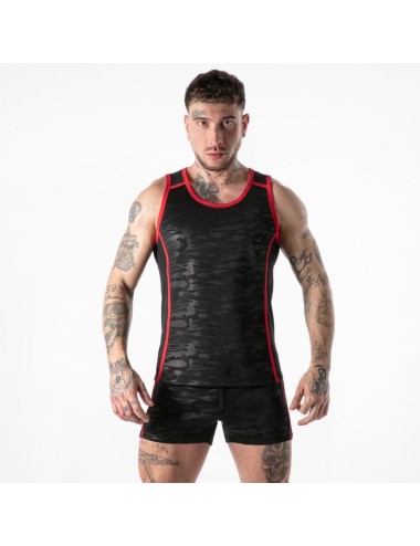 LOCKER GEAR - FULL MILITARY ACCESS TANKTOP RED S