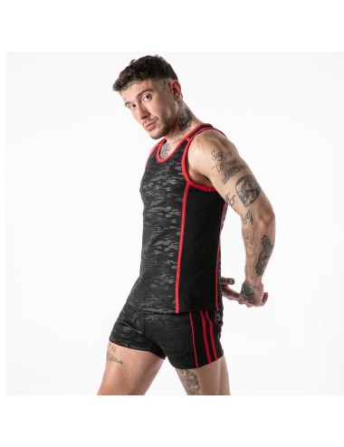 LOCKER GEAR - FULL MILITARY ACCESS TANKTOP RED M