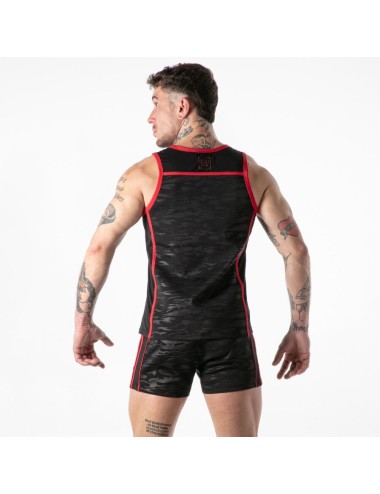 LOCKER GEAR - FULL MILITARY ACCESS TANKTOP RED L