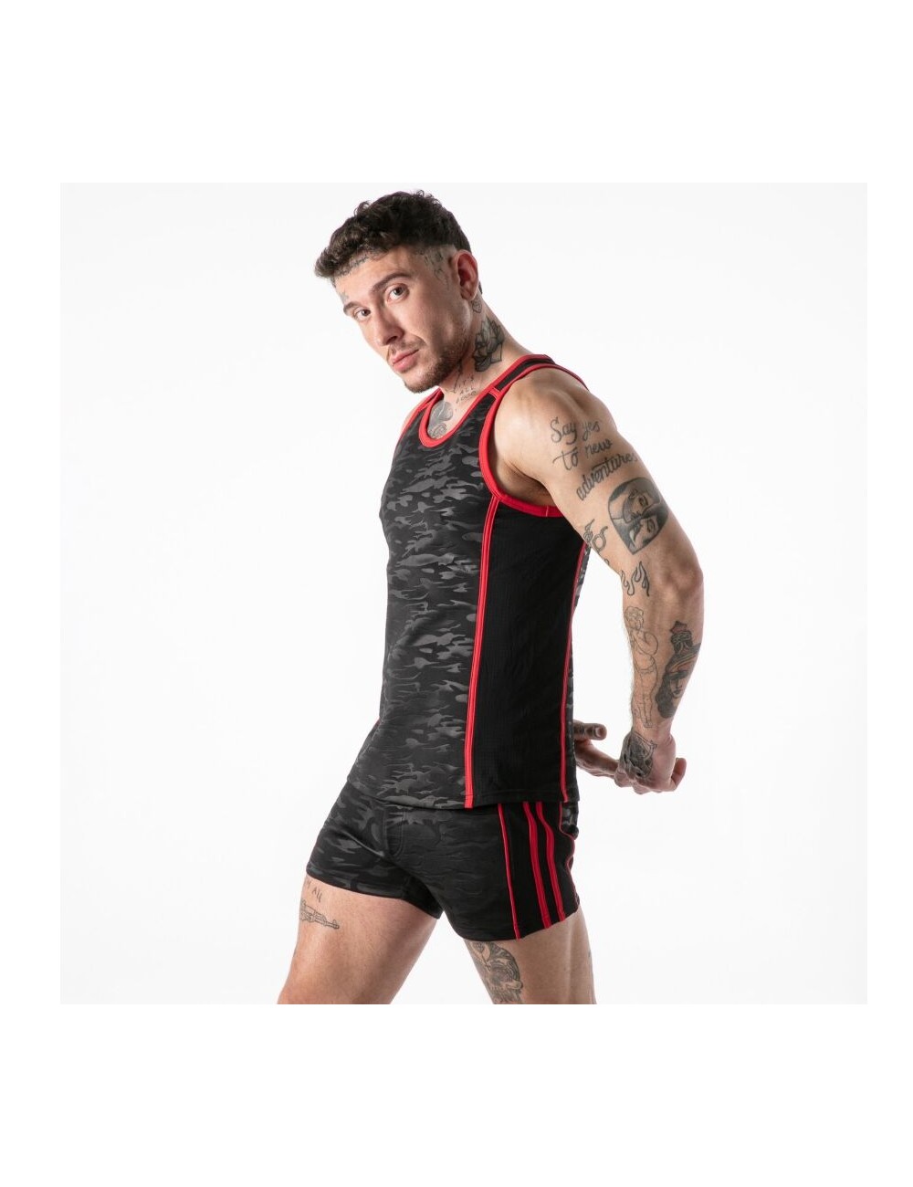 LOCKER GEAR - FULL MILITARY ACCESS TANKTOP RED XL
