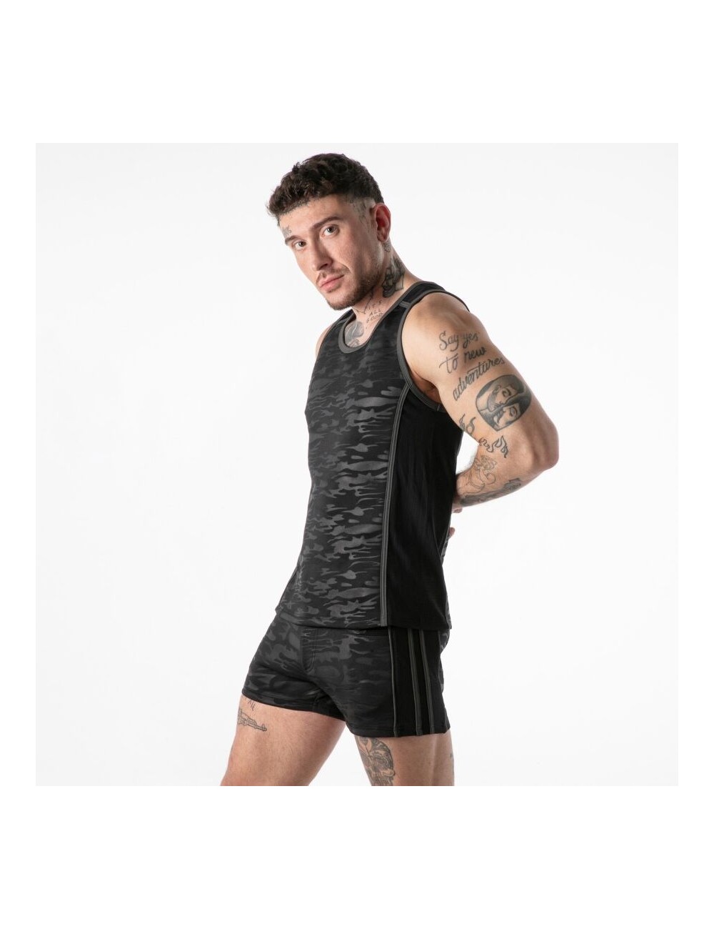 LOCKER GEAR - FULL MILITARY ACCESS TANKTOP BLACK M