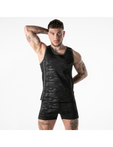 LOCKER GEAR - FULL MILITARY ACCESS TANKTOP BLACK L
