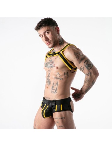 LOCKER GEAR - FULL MILITARY ACCESS HARNESS YELLOW S/M