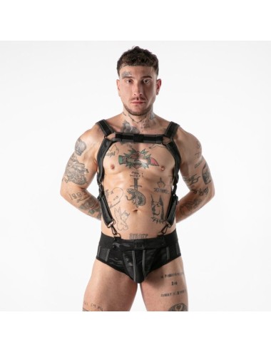 LOCKER GEAR - FULL MILITARY ACCESS HARNESS BLACK L/XL