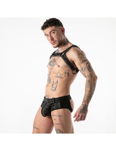 LOCKER GEAR - FULL MILITARY ACCESS HARNESS BLACK L/XL