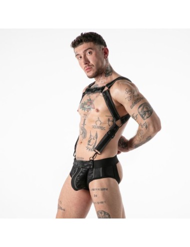 LOCKER GEAR - FULL MILITARY ACCESS HARNESS BLACK L/XL