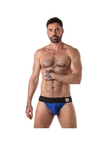 LOCKER GEAR - WIDE WAISTBAND JOCKSTRAP BLUE S