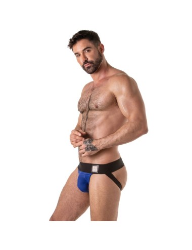 LOCKER GEAR - WIDE WAISTBAND JOCKSTRAP BLUE M