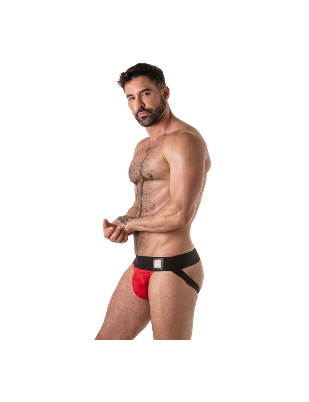LOCKER GEAR - WIDE WAISTBAND JOCKSTRAP RED S