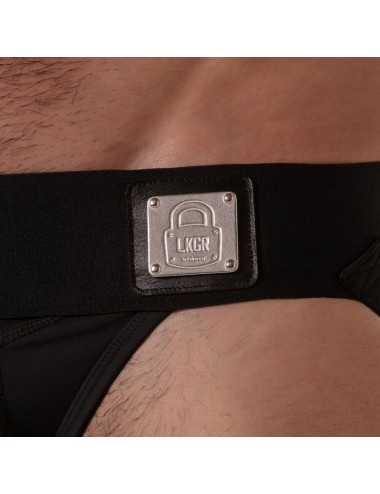 LOCKER GEAR - WIDE WAISTBAND JOCKSTRAP BLACK S