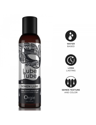 ORGIE - LUBE TUBE SEMEN LUBE WATER-BASED INTIMATE GEL 150 ML