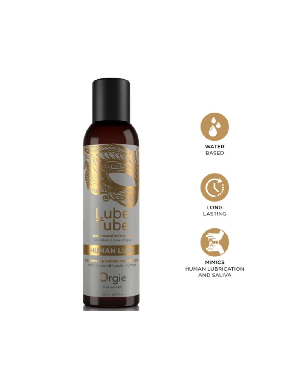 ORGIE - LUBE TUBE HUMAN LUBE WATER-BASED INTIMATE GEL 150 ML