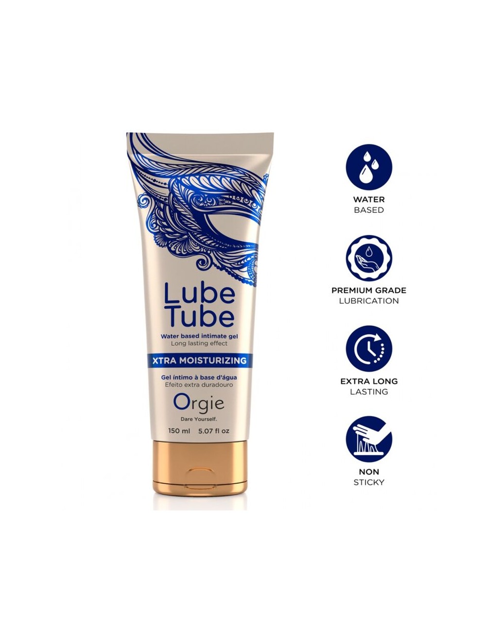 ORGIE - LUBE TUBE XTRA MOISTURIZING WATER-BASED INTIMATE GEL 150 ML