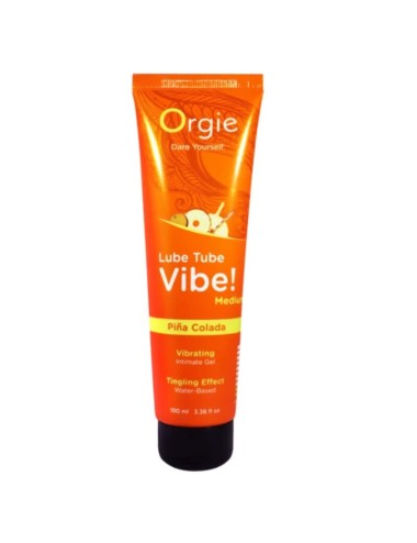 ORGIE - LUBE TUBE VIBE! PIÑA COLADA KISSABLE INTIMATE GEL MEDIUM TINGLING 100 ML