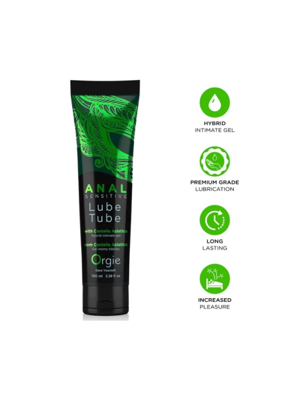 ORGIE - LUBE TUBE ANAL SENSITIVE HYBRID INTIMATE GEL FOR ANAL SEX 100 ML