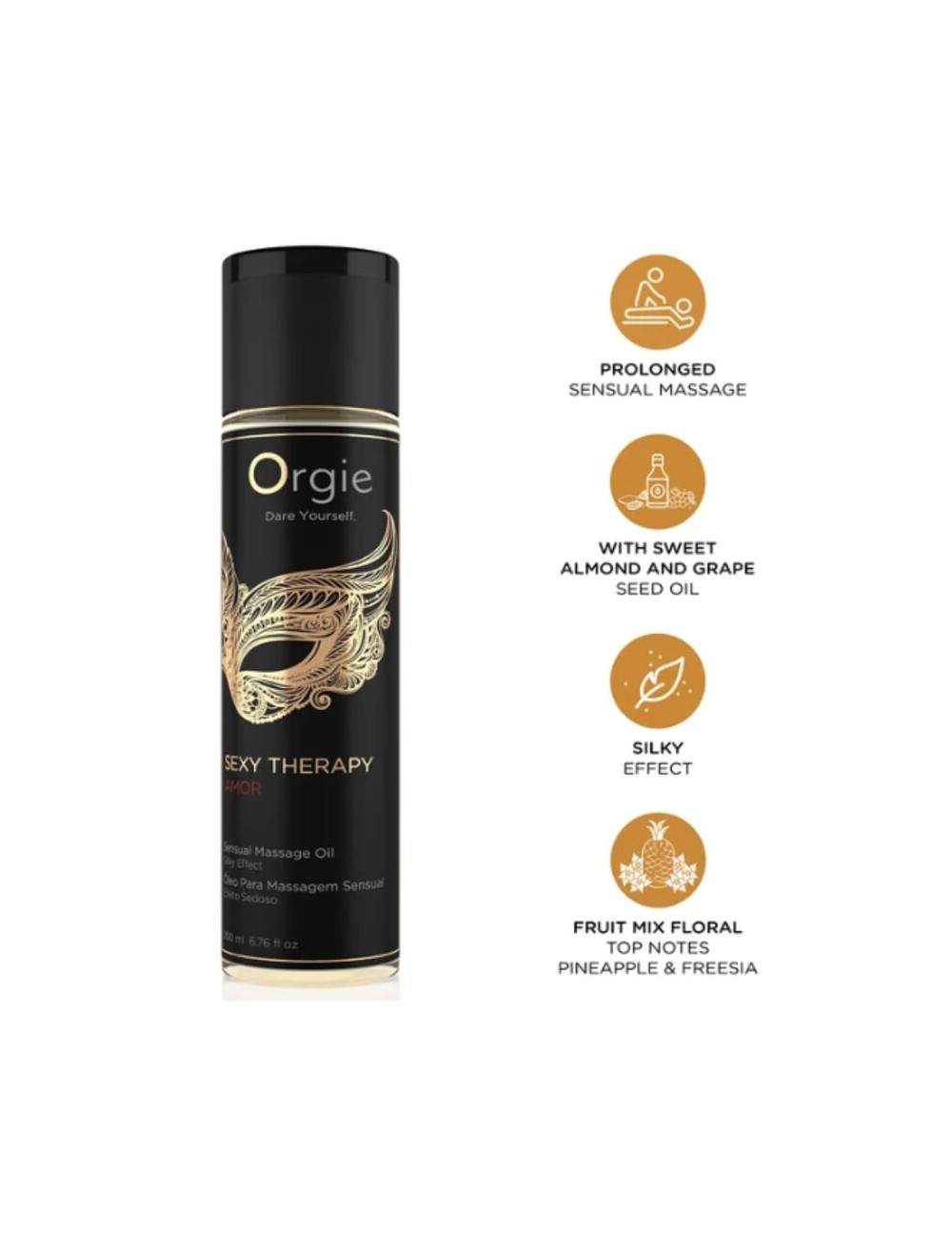ORGIE - SEXY THERAPY AMOR SENSUAL MASSAGE OIL 200 ML