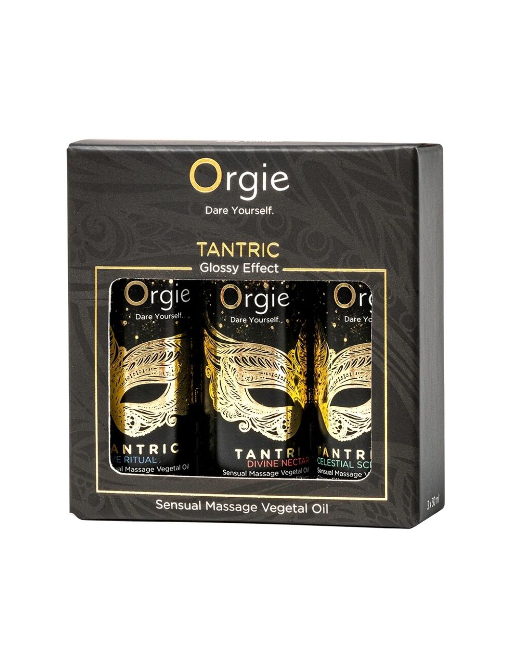 ORGIE - TANTRIC MINI SIZE COLLECTION SENSUAL MASSAGE OILS 3 X 30 ML