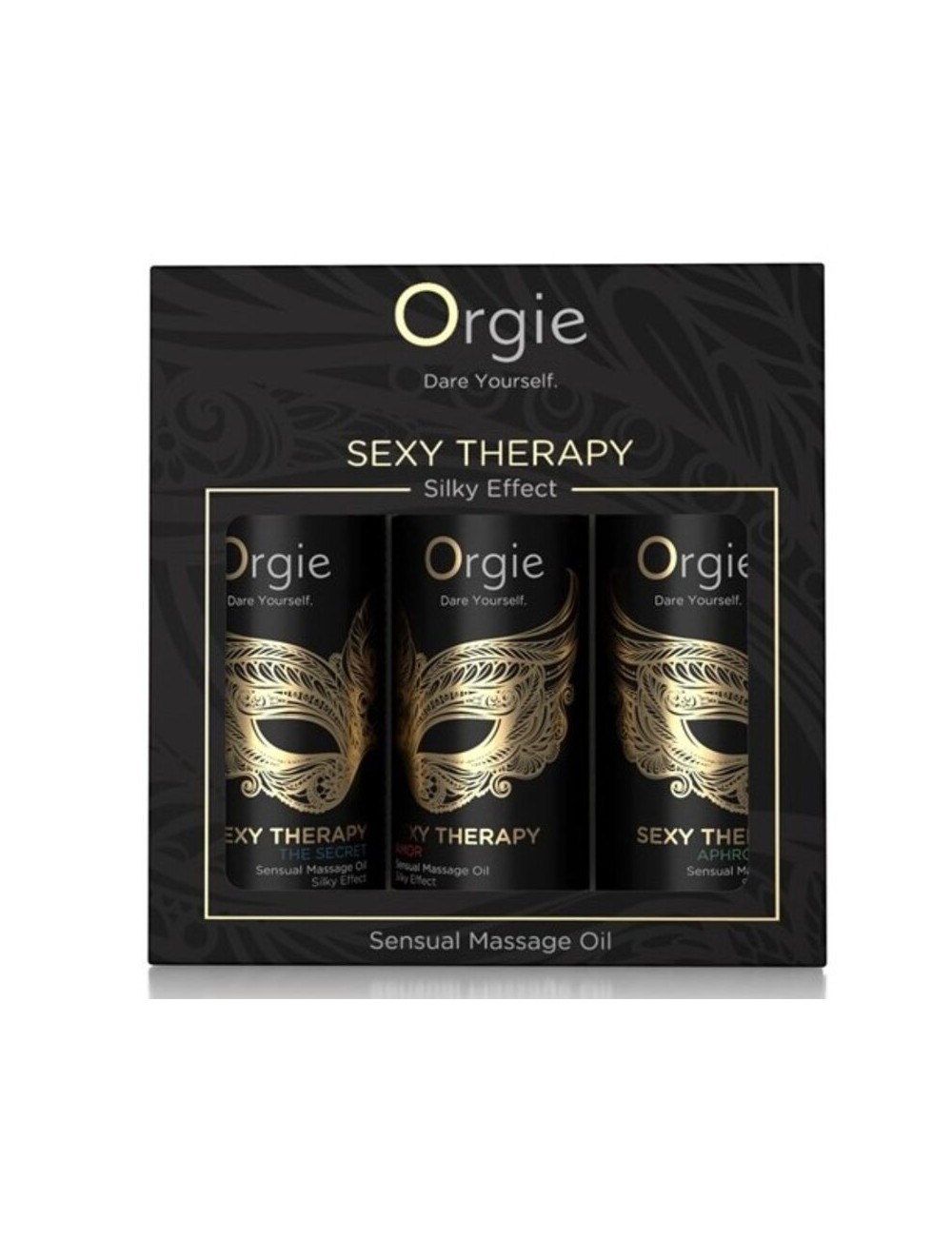 ORGIE - SEXY THERAPY MINI SIZE COLLECTION SENSUAL MASSAGE OILS 3 X 30 ML