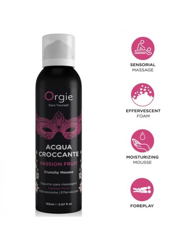 ORGIE - ACQUA CROCCANTE PASSION FRUIT CRUNCHY MASSAGE MOUSSE 150 ML
