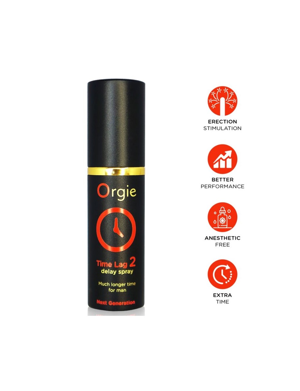 ORGIE - TIME LAG 2 DELAY SPRAY ANESTHETIC FREE 10 ML