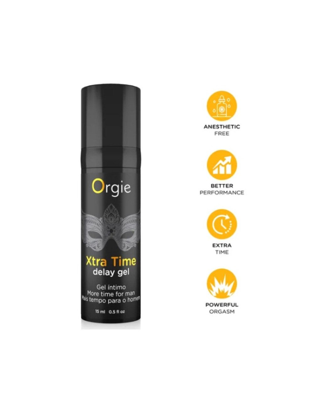 ORGIE - XTRA TIME DELAY GEL ANESTHETIC FREE 15 ML