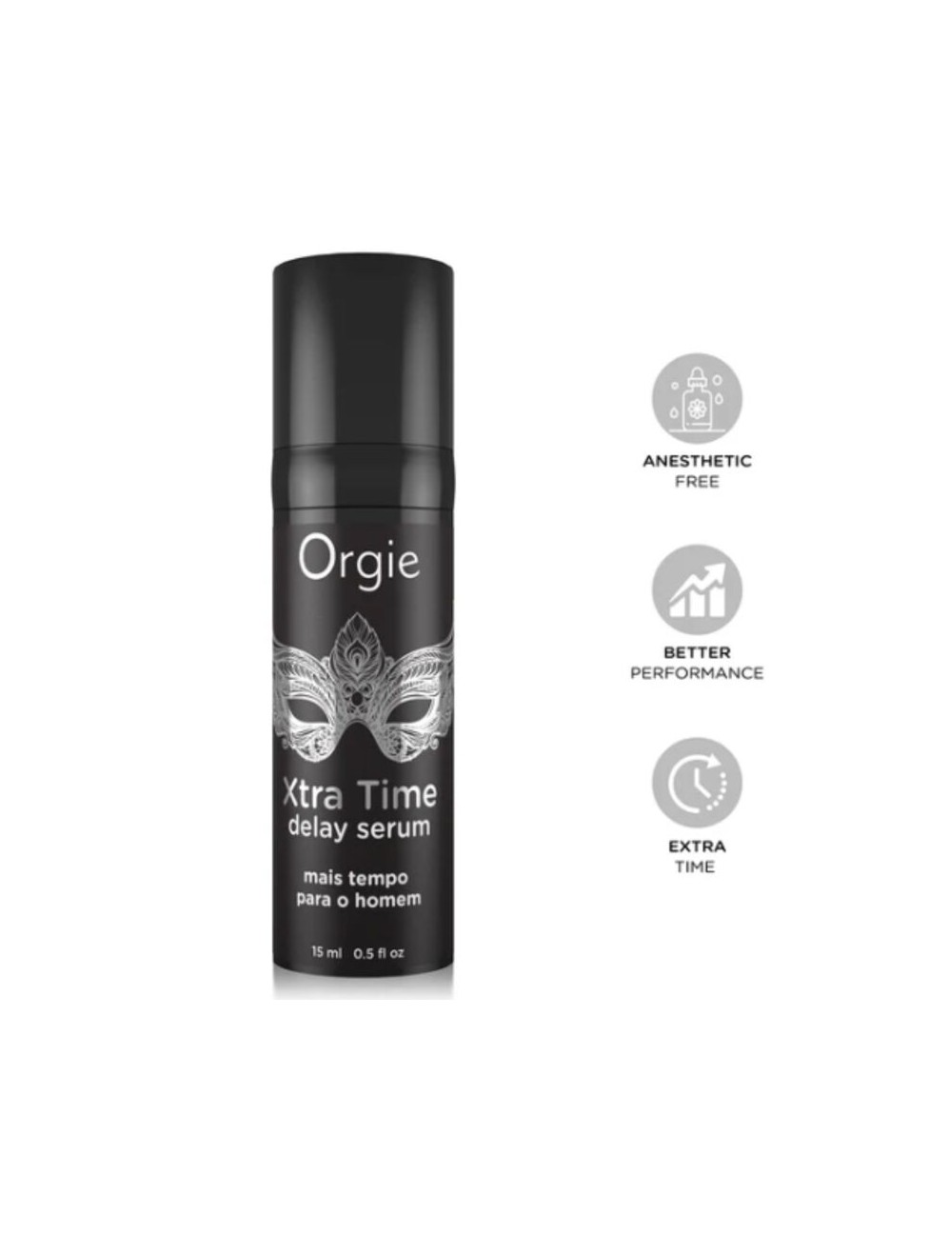 ORGIE - XTRA TIME SILICONE DELAY SERUM ANESTHETIC FREE 15 ML