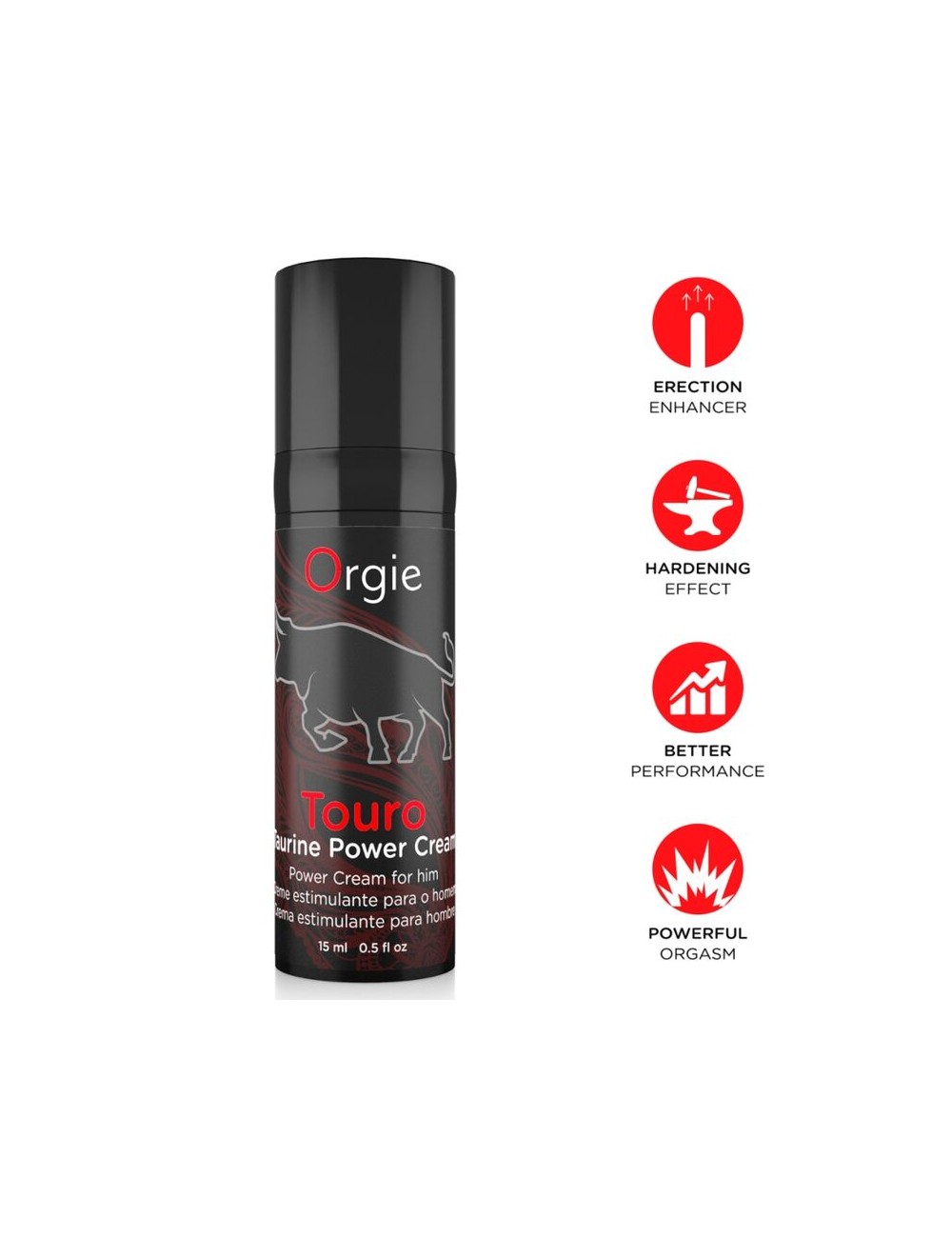 ORGIE - TOURO ERECTION ENHANCER CREAM 15 ML