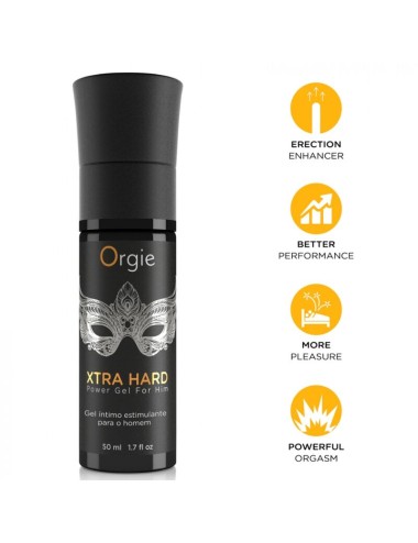 ORGIE - XTRA HARD AROUSAL AND ERECTION ENHANCER GEL 50 ML