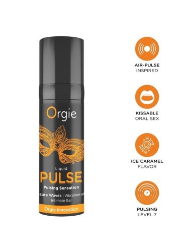 ORGIE - PULSE KISSABLE PULSING SENSATION INTIMATE GEL 15 ML