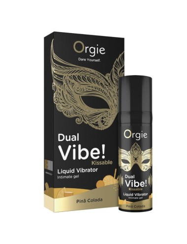 ORGIE - DUAL VIBE! PIÑA COLADA KISSABLE LIQUID VIBRATOR 15 ML