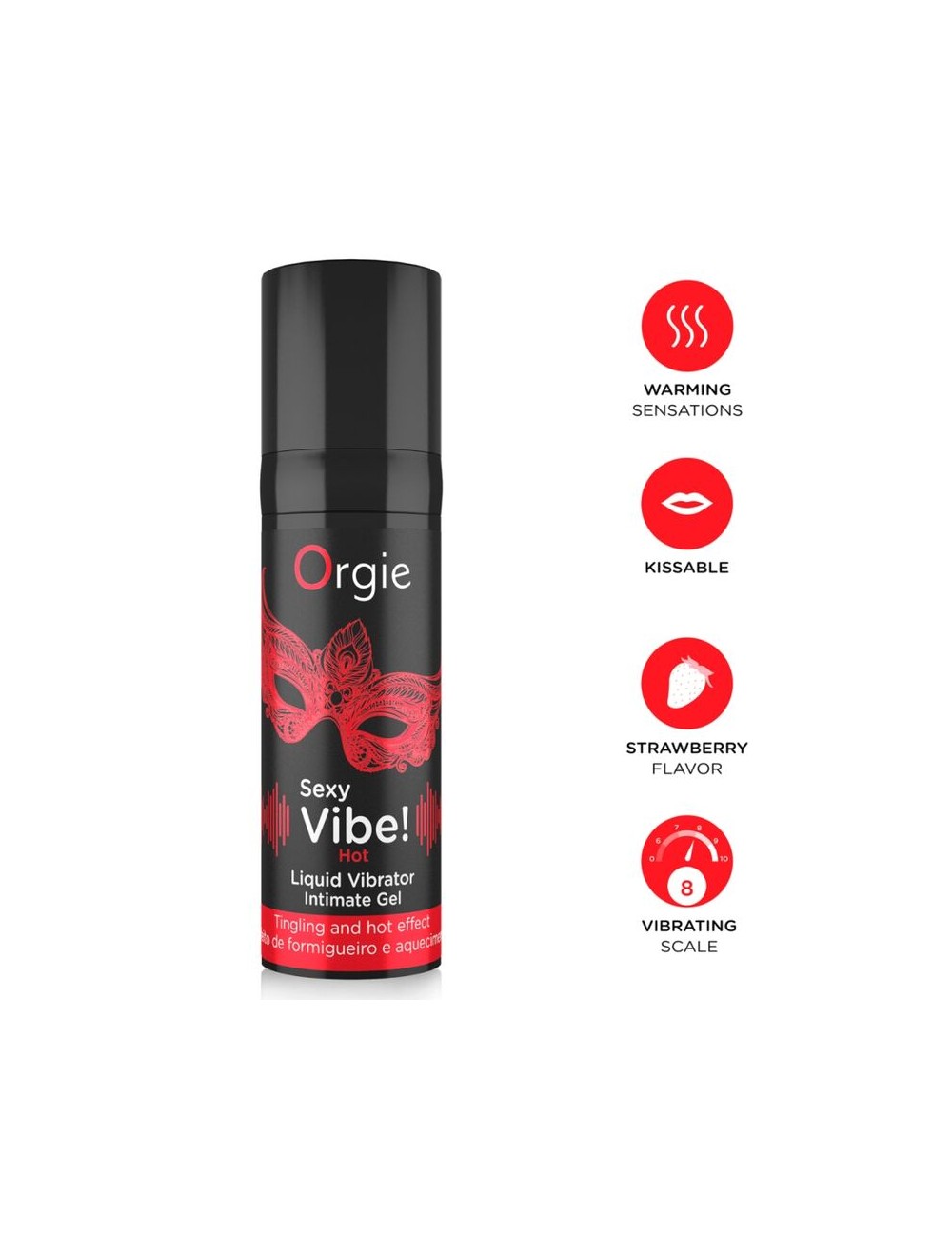 ORGIE - SEXY VIBE! HOT WARMING LIQUID VIBRATOR 15 ML