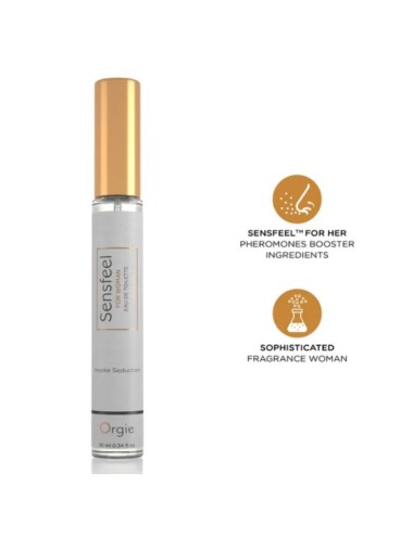 ORGIE - SENSFEEL EAU DE TOILETTE WITH PHEROMONE BOOSTER TRAVEL SIZE FOR WOMEN 10 ML