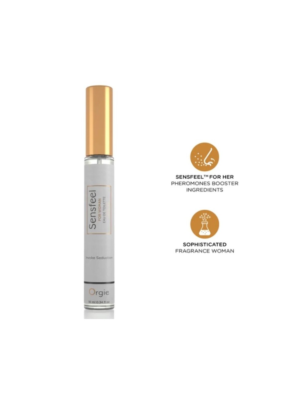 ORGIE - SENSFEEL EAU DE TOILETTE WITH PHEROMONE BOOSTER TRAVEL SIZE FOR WOMEN 10 ML